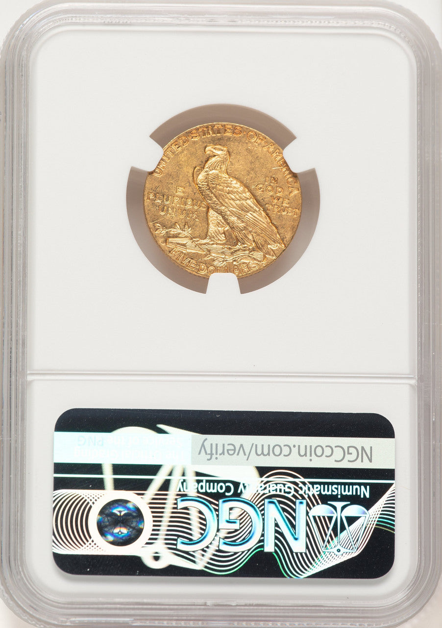 1912-S $5 Indian Half Eagle NGC MS62