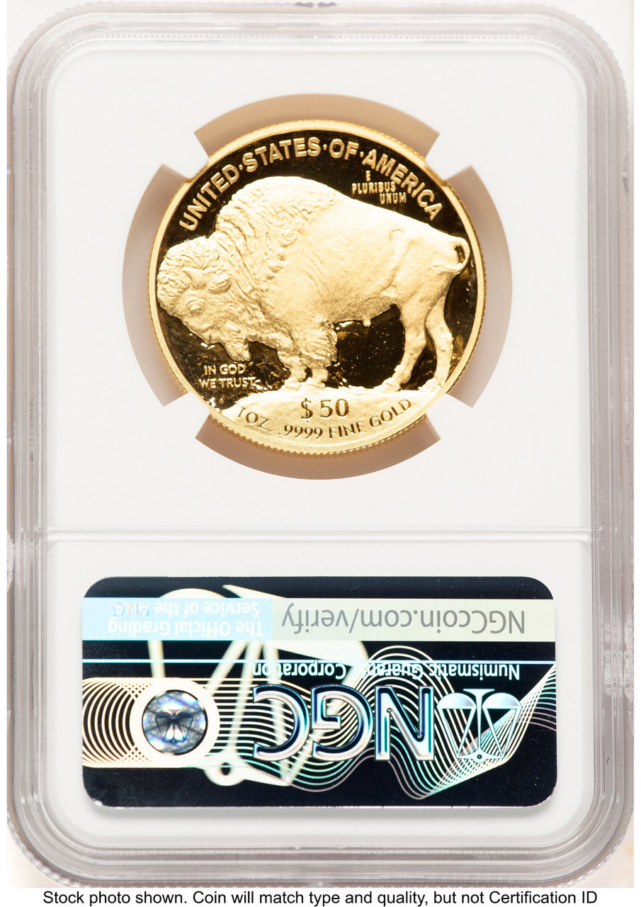 2016-W Proof Gold Buffalo 1 oz Mike Castle NGC PF70 (506847055)