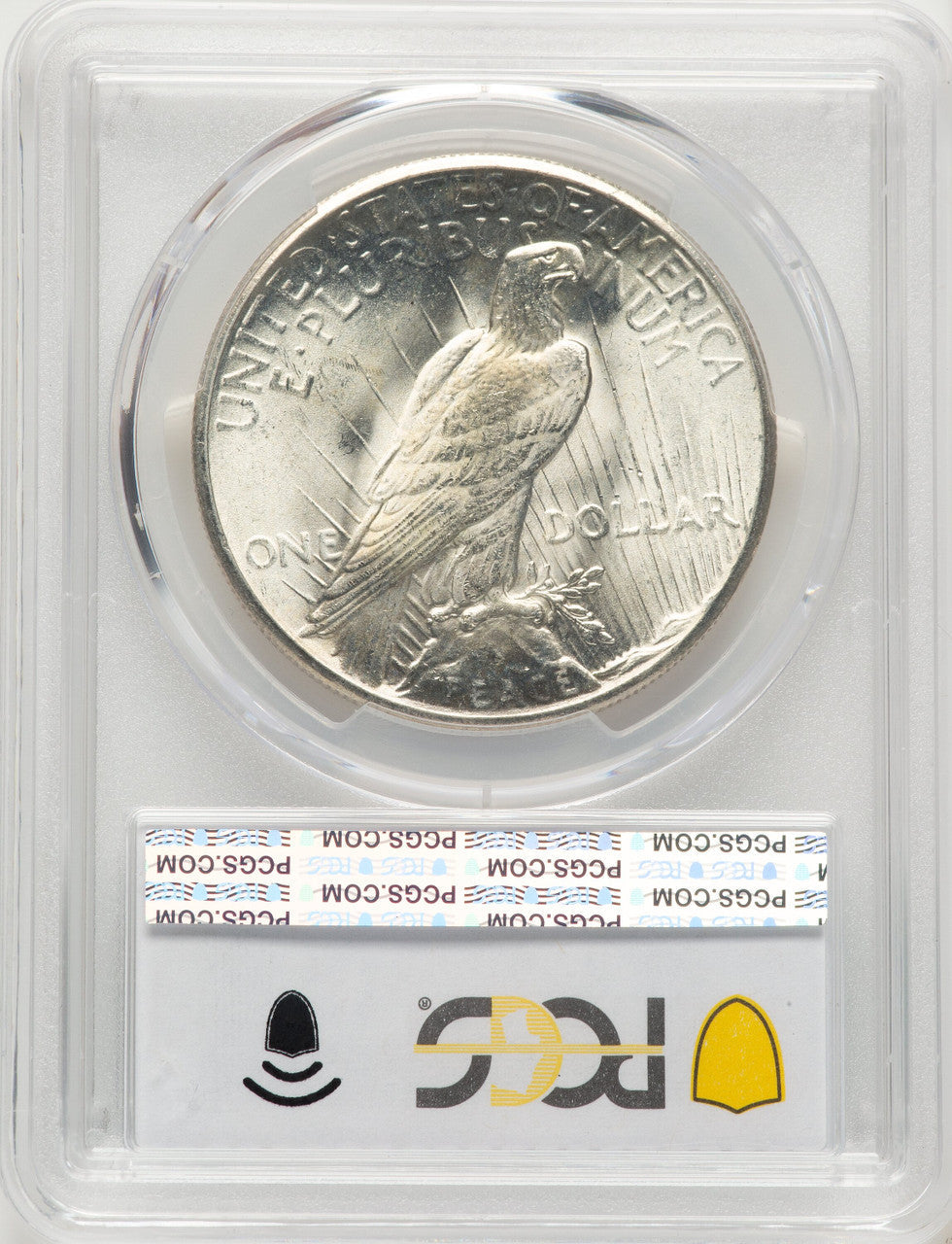 1928 CAC Peace Dollar PCGS MS65+