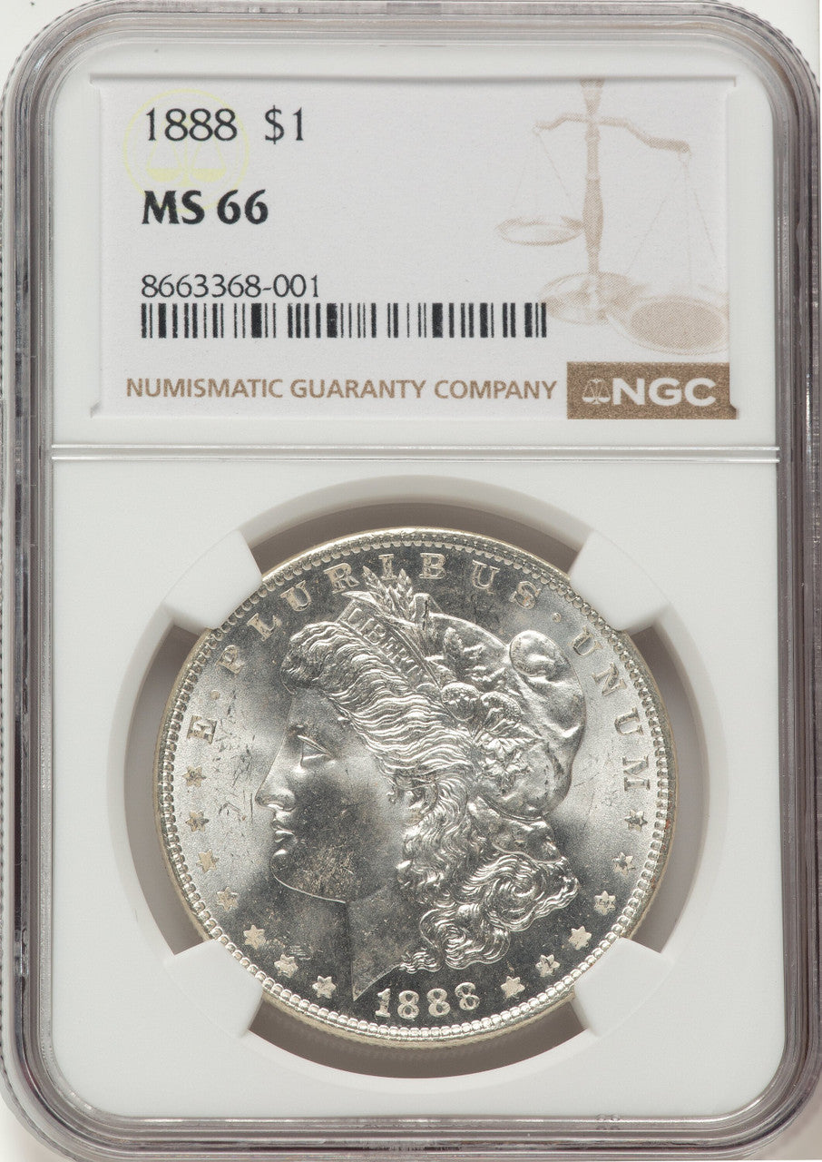 1888 Morgan Dollar NGC MS66