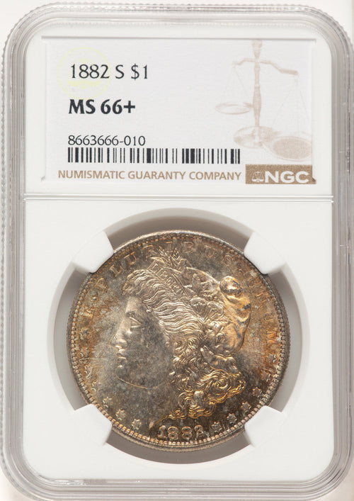 1882-S Morgan Dollar NGC MS66+