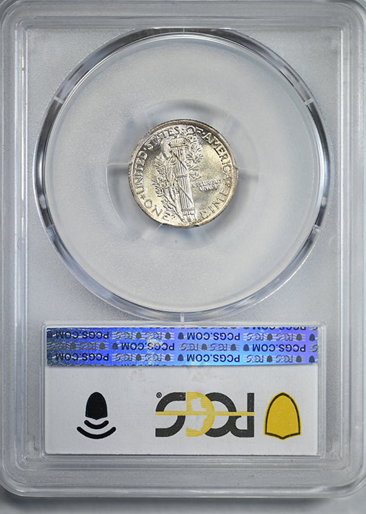 1923 Mercury Dime 10C PCGS MS64+FB - Full Bands