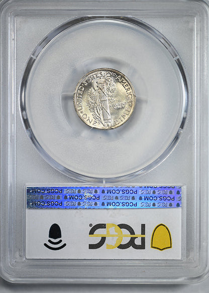 1923 Mercury Dime 10C PCGS MS64+FB - Full Bands