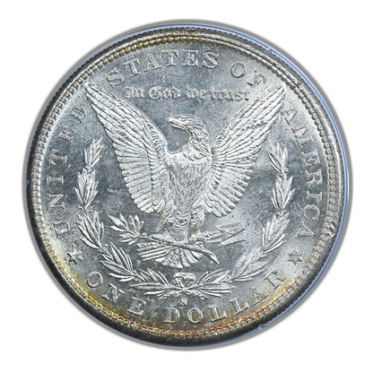 1881-S Morgan Dollar $1 PCGS Rattler MS65 CAC - TONED!