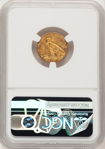 1911 $2.50 Indian Quarter Eagle NGC MS63