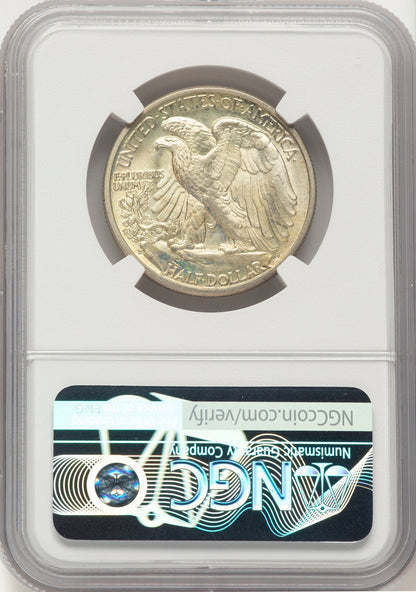 1941-D 50C Walking Liberty Half Dollar NGC MS67