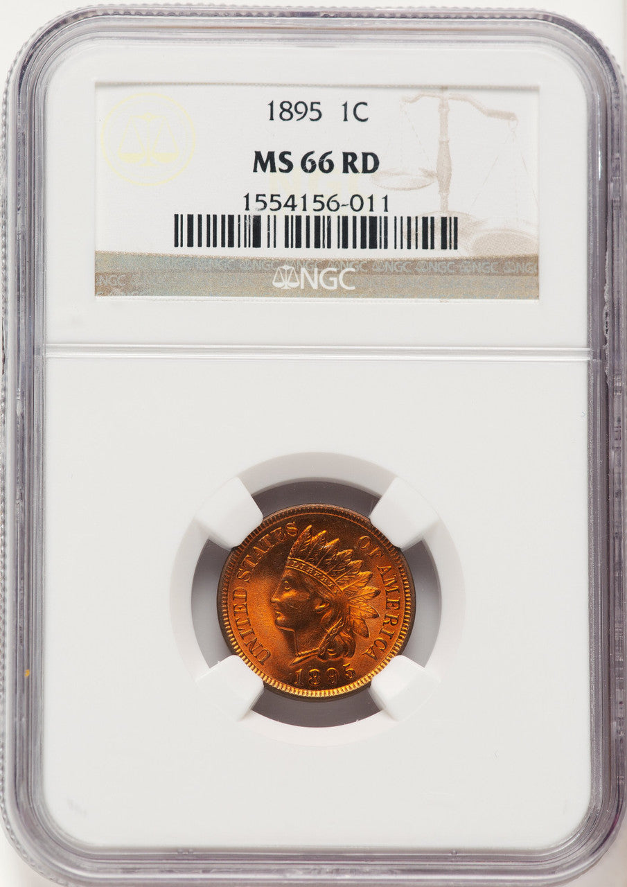 1895 1C RD Indian Cent NGC MS66 (507134001)