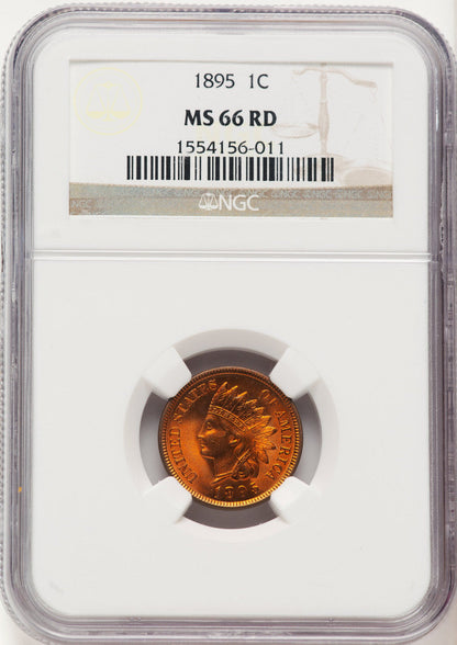 1895 1C RD Indian Cent NGC MS66 (507134001)
