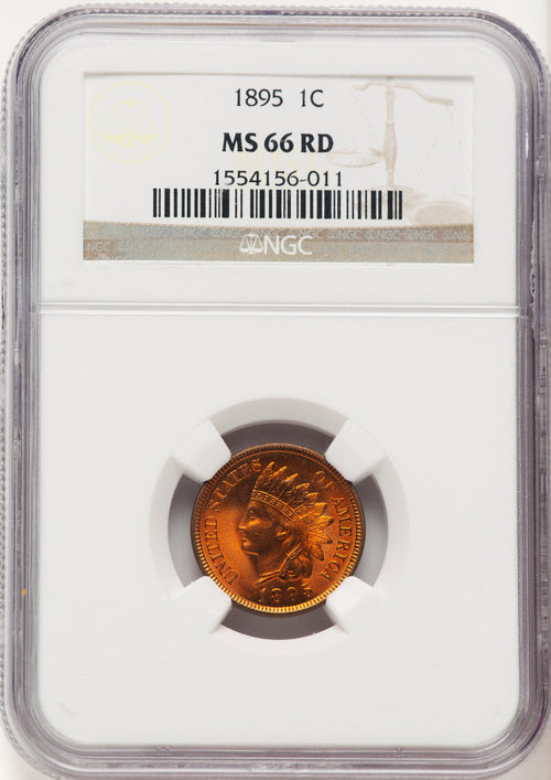 1895 1C RD Indian Cent NGC MS66 (507134001)