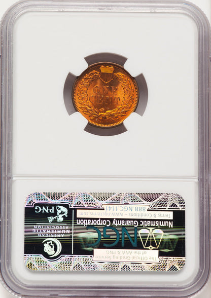 1895 1C RD Indian Cent NGC MS66 (507134001)