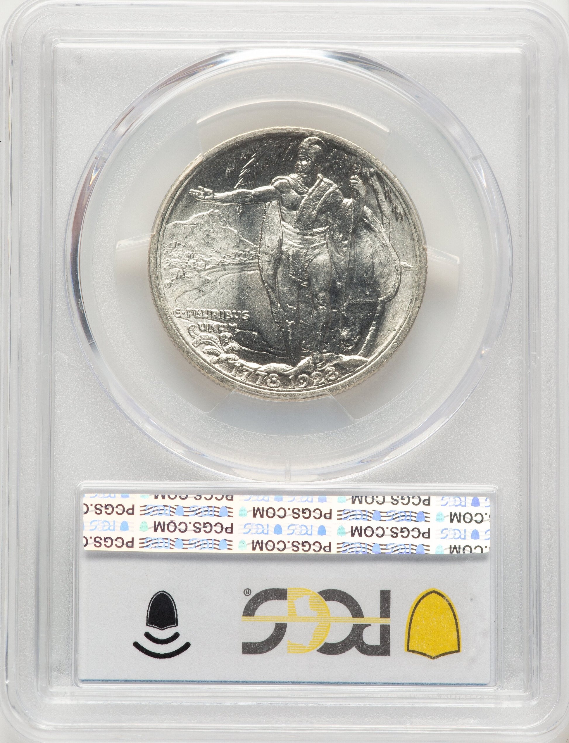 1928 50C Hawaiian Commemorative Silver PCGS MS64