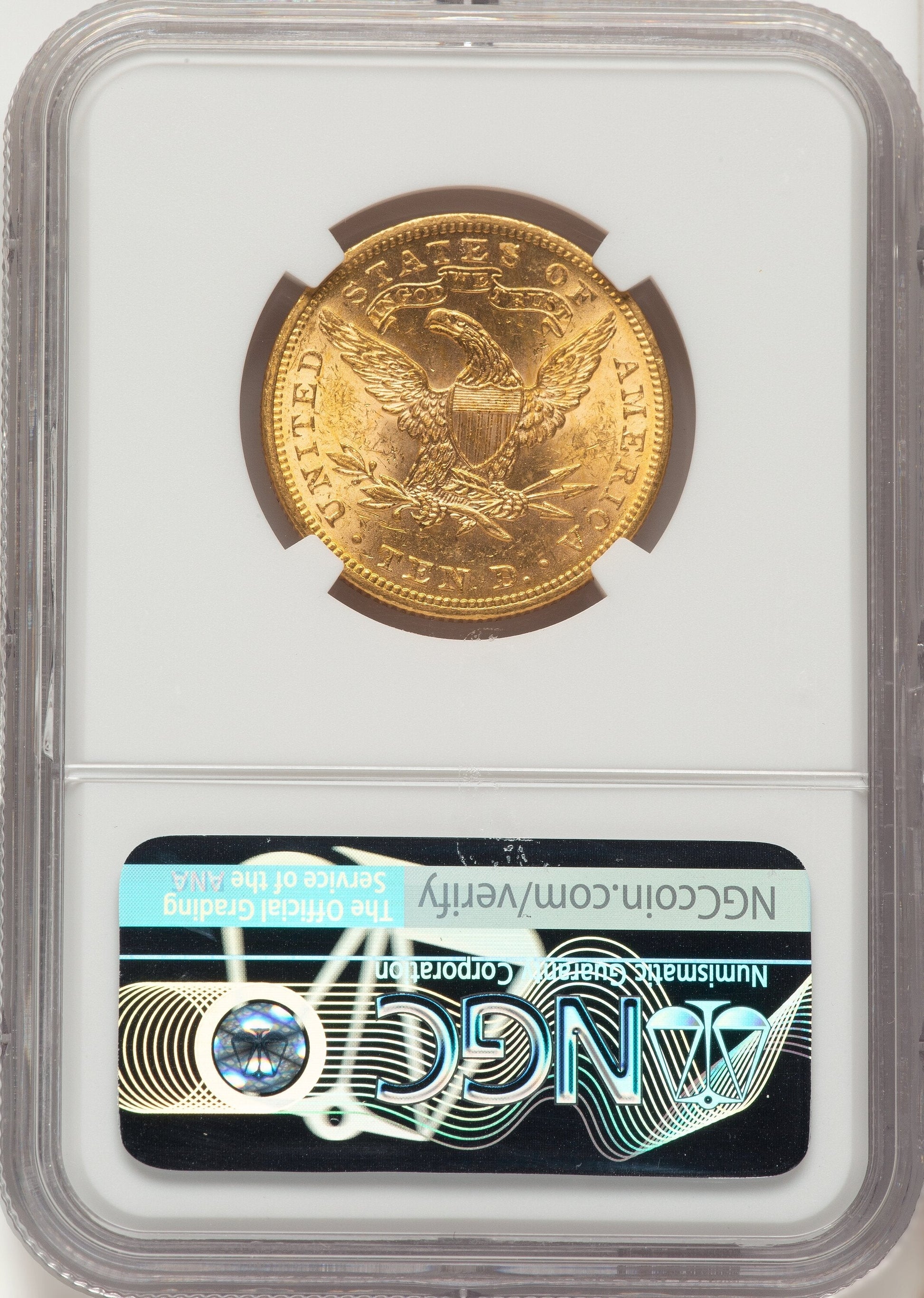 1899 $10 Liberty Eagle NGC MS63+