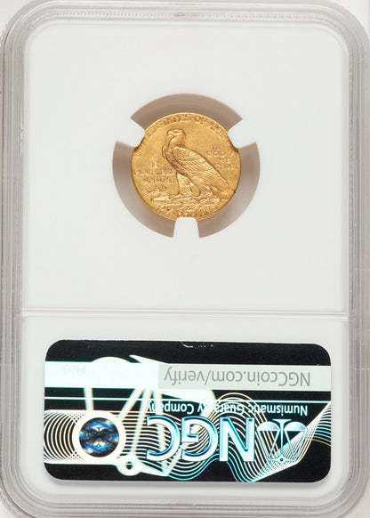 1909 $2.50 Indian Quarter Eagle NGC MS63