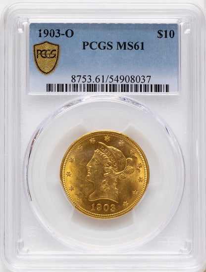 1903-O $10 Liberty Eagle PCGS MS61