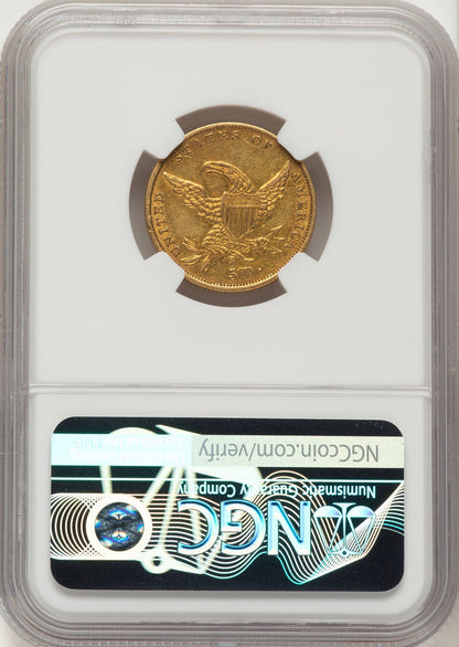 1835 $5 Classic Half Eagle NGC XF45