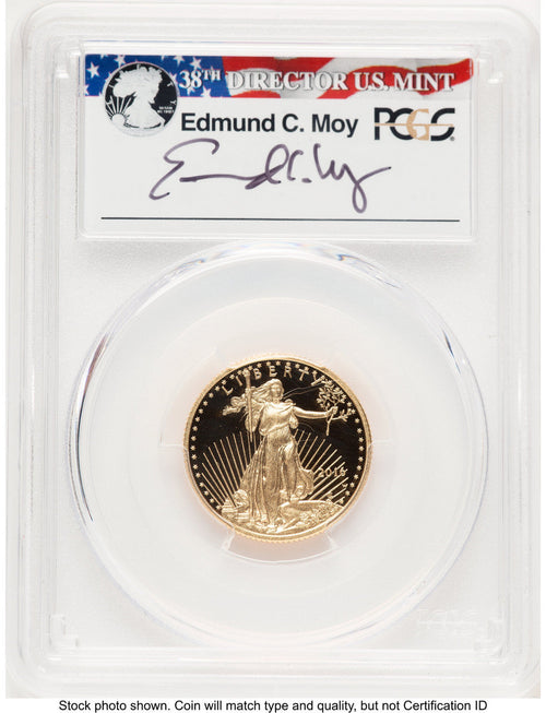 2016-W Proof Gold Eagle 1/4 oz FS PCGS PR70 Ed Moy
