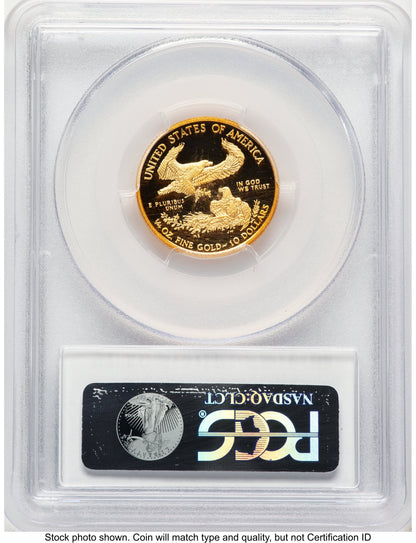 2011-W Proof Gold Eagle 1/4 oz Blue Gradient PCGS PR70