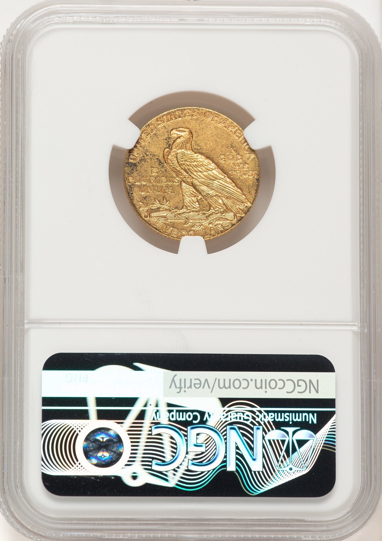 1916-S $5 Indian Half Eagle NGC MS63