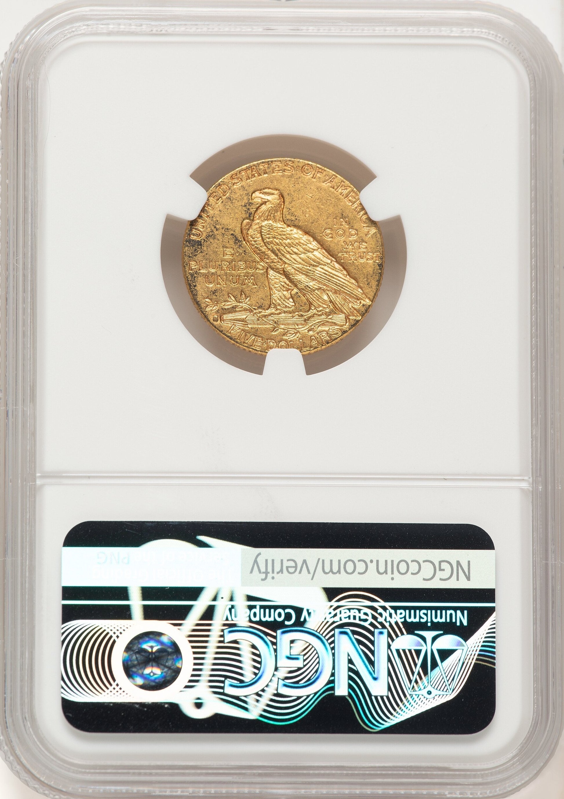 1916-S $5 Indian Half Eagle NGC MS63