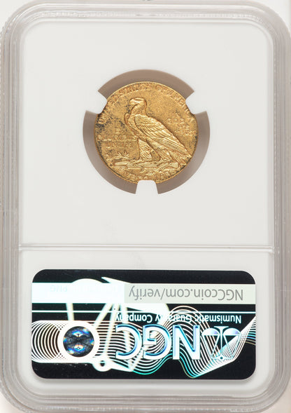 1916-S $5 Indian Half Eagle NGC MS63