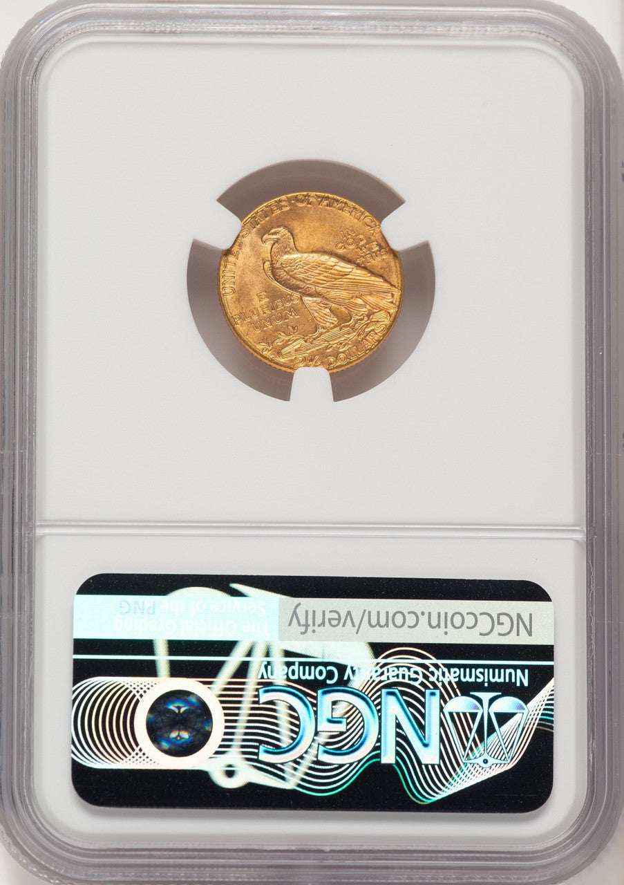 1925-D $2.50 Indian Quarter Eagle NGC MS64+