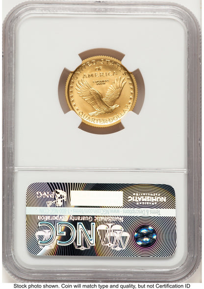 2016-W 25C Standing Liberty 100th Anniversary Gold Centennial FR John NGC MS70 Mercanti