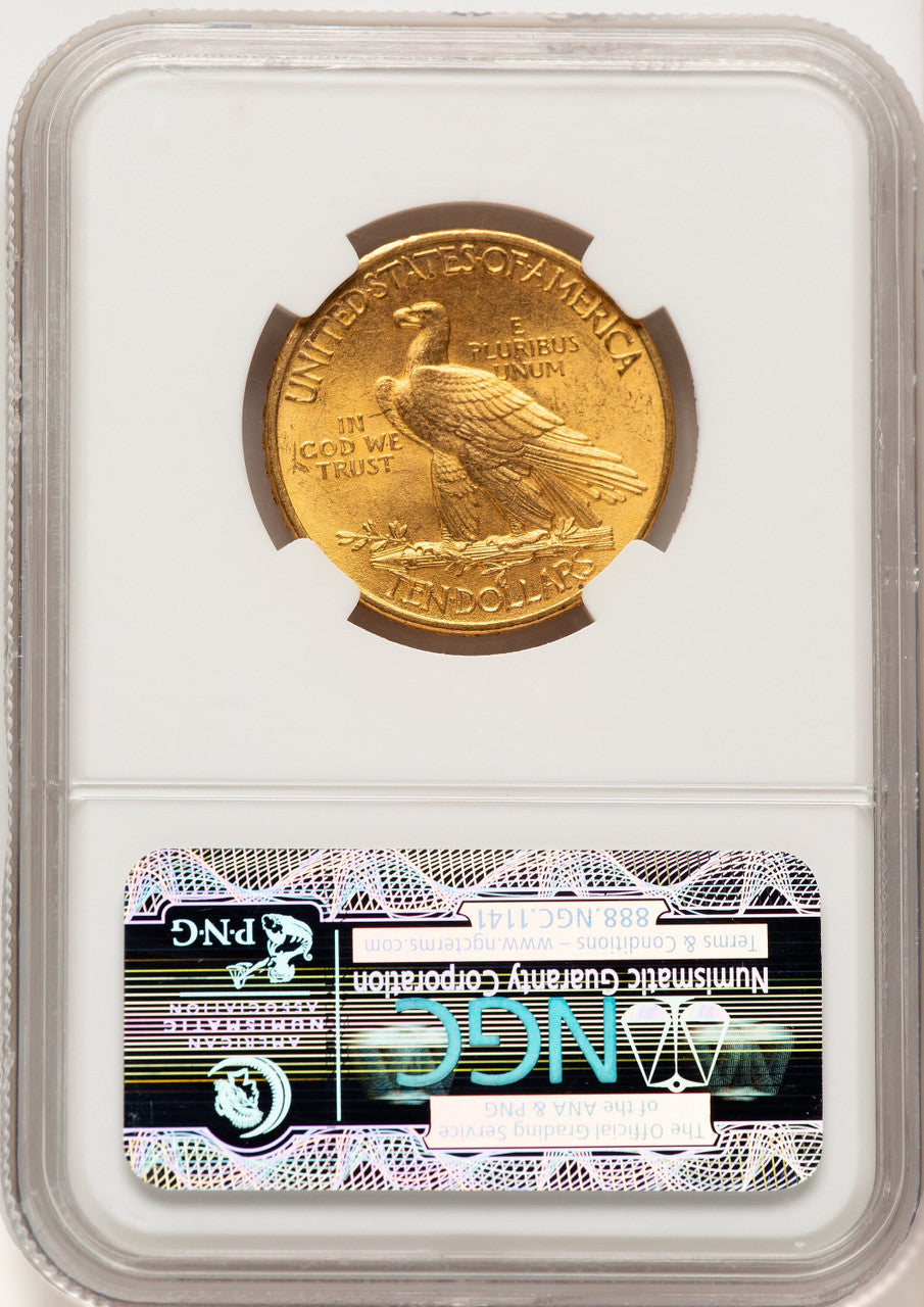 1911 $10 CAC Indian Eagle NGC MS64
