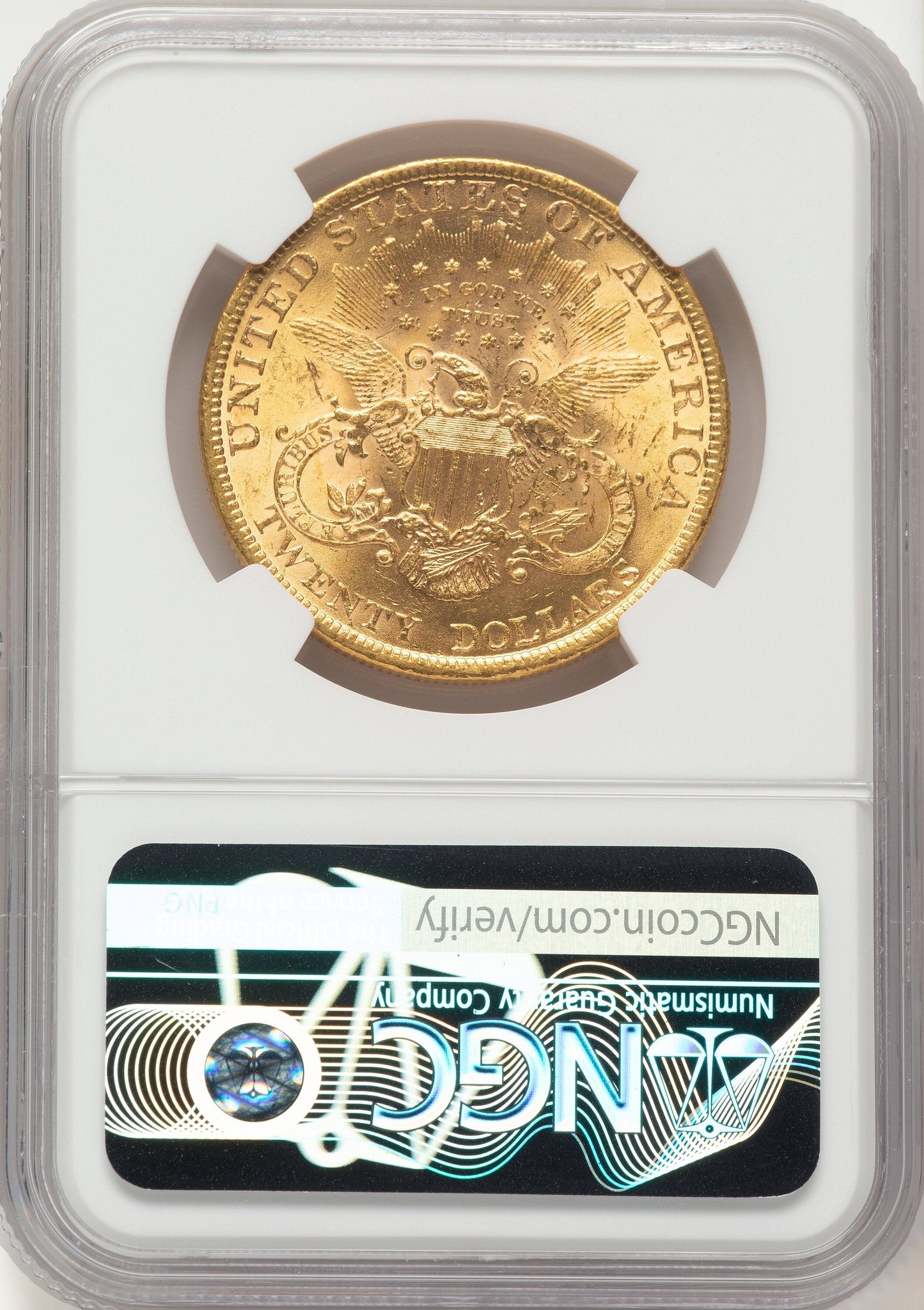 1897 $20 Liberty Double Eagle NGC MS62