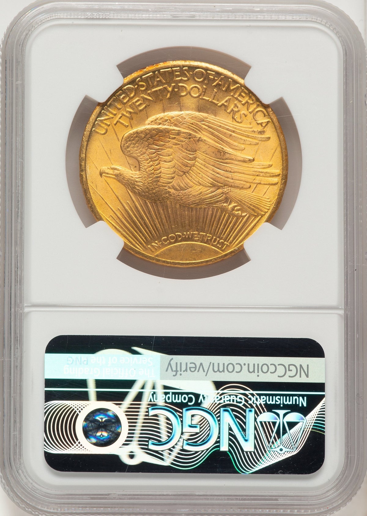 1928 $20 Saint-Gaudens Double Eagle NGC MS66+