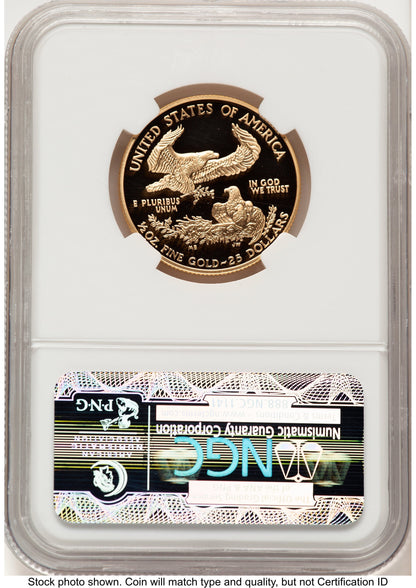 2006-W Proof Gold Eagle 1/2 oz Brown Label NGC PF70