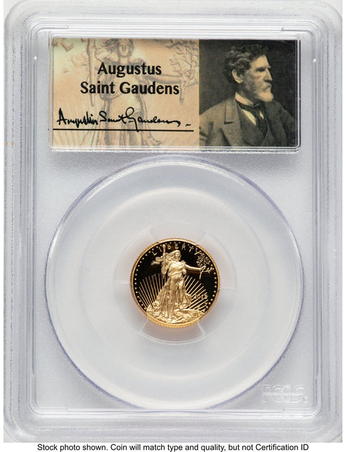 2015-W Proof Gold Eagle 1/10 oz FS Saint Gaudens Label PCGS PR70