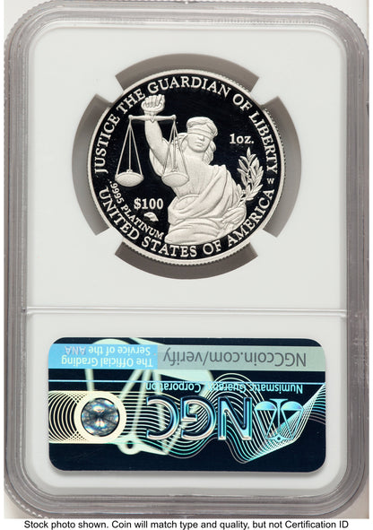 2010-W Proof Platinum Eagle 1 oz John NGC PF70 Mercanti