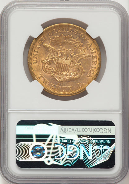 1864-S $20 Liberty Double Eagle NGC AU53