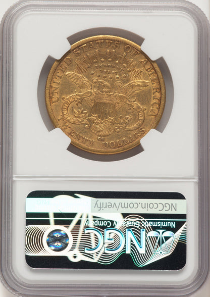 1882-CC $20 Liberty Double Eagle NGC XF45