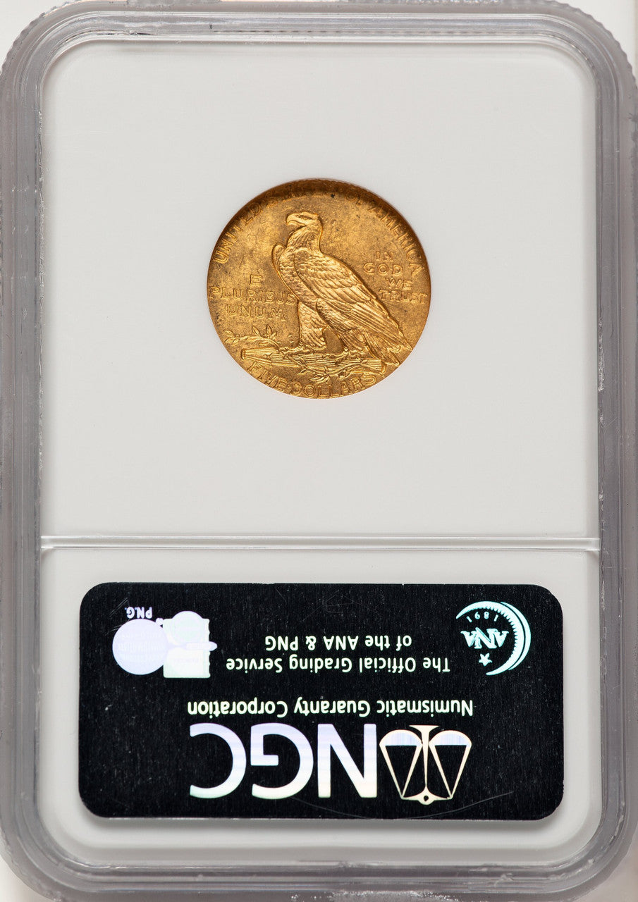 1915 $5 Indian Half Eagle NGC MS63 (507796016)