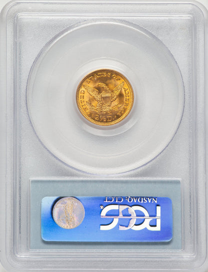 1901 $2.50 Liberty Quarter Eagle PCGS MS66