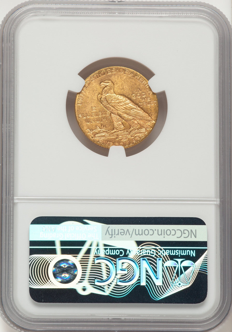 1916-S $5 Indian Half Eagle NGC MS64