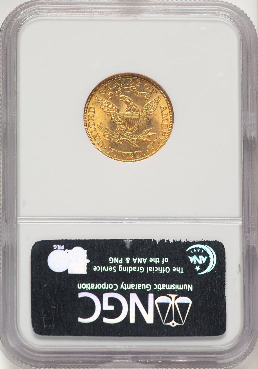 1902 $5 Liberty Half Eagle NGC MS67