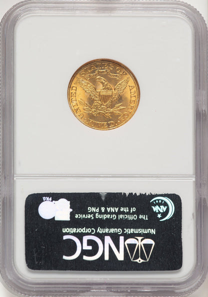 1902 $5 Liberty Half Eagle NGC MS67