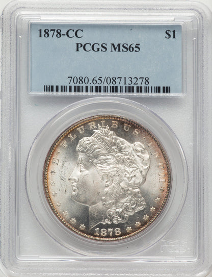 1878-CC Morgan Dollar PCGS MS65