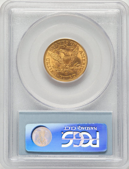 1907-D $5 CAC Liberty Half Eagle PCGS MS65