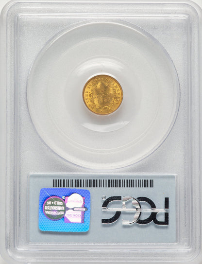 1851 G$1 Gold Dollar PCGS MS64