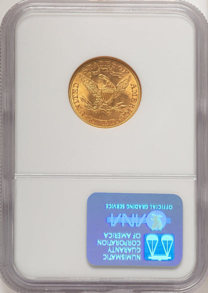 1897 $5 Liberty Half Eagle NGC MS65