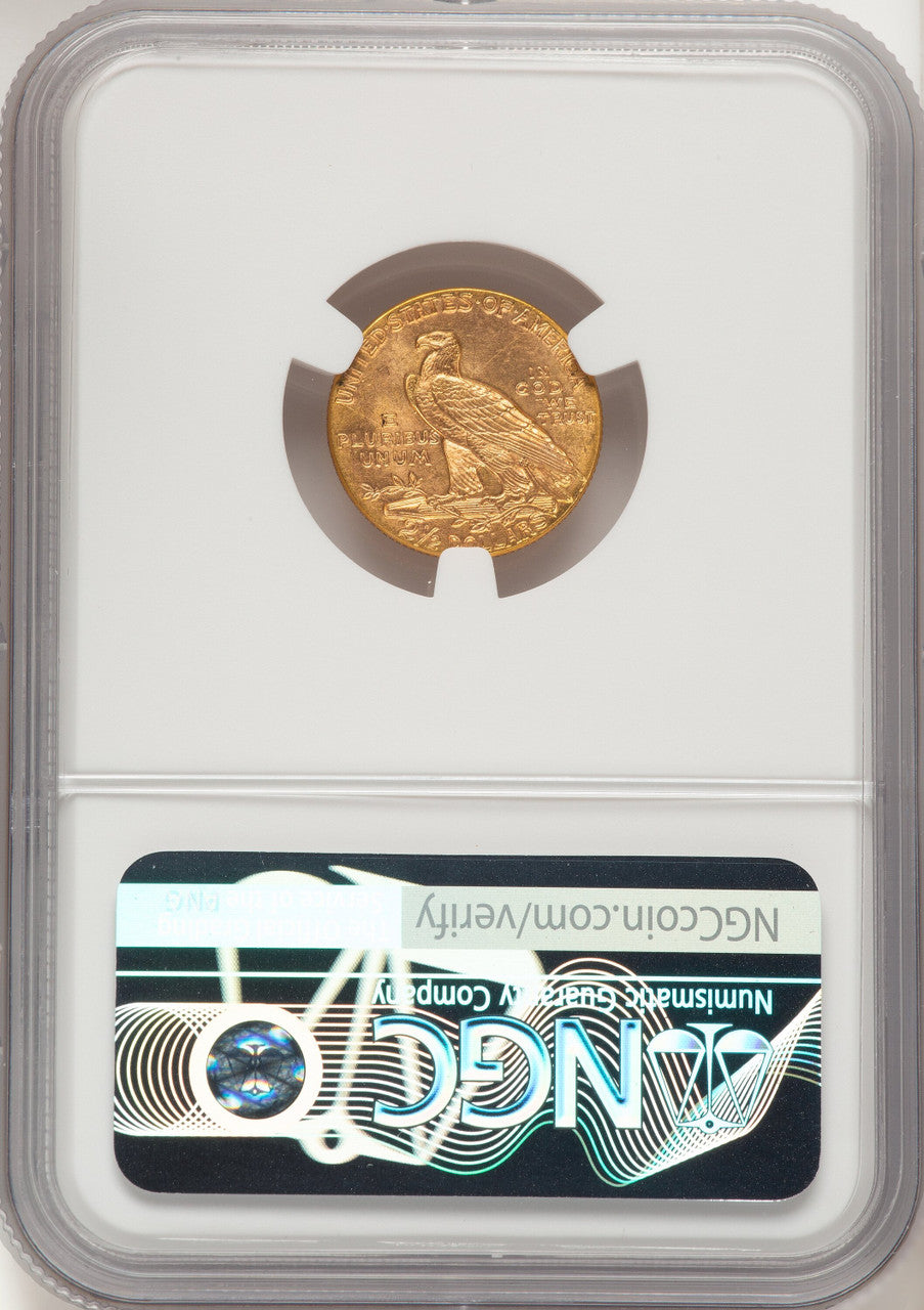 1915 $2.50 Indian Quarter Eagle NGC MS64