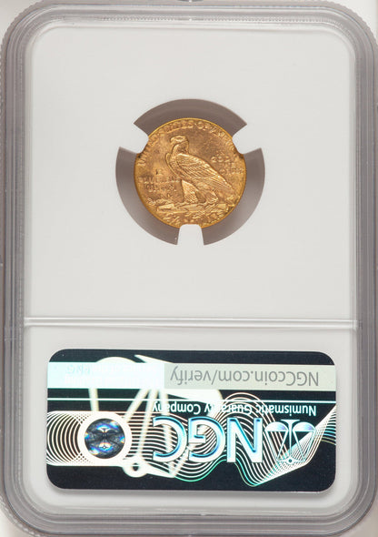 1915 $2.50 Indian Quarter Eagle NGC MS64