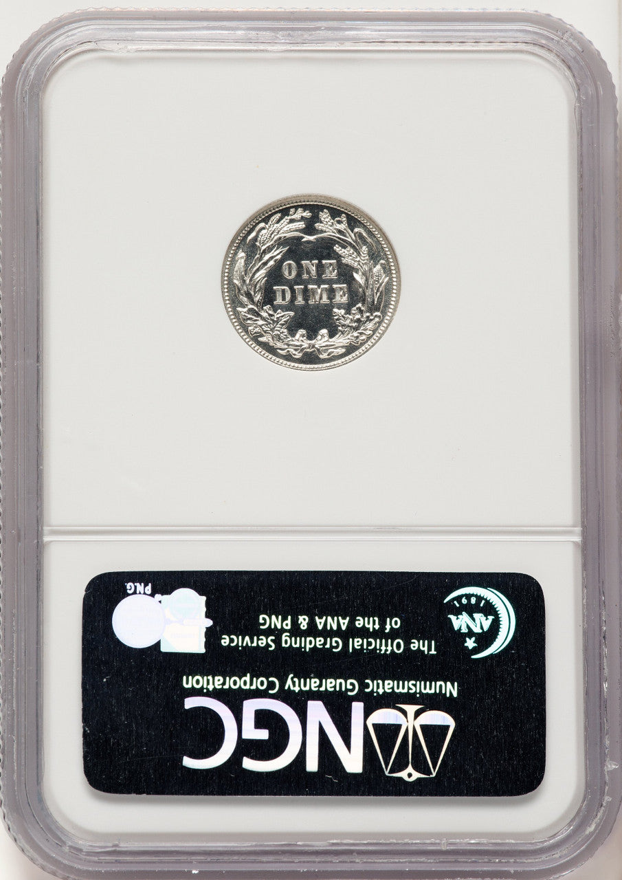 1906 10C Proof Barber Dime NGC PR66