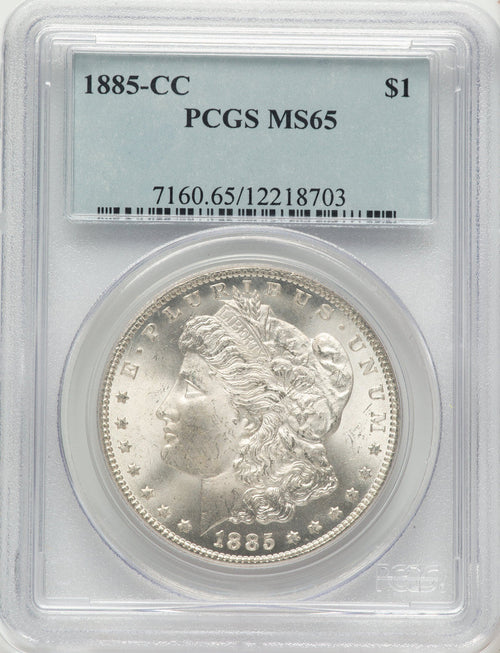 1885-CC Morgan Dollar PCGS MS65