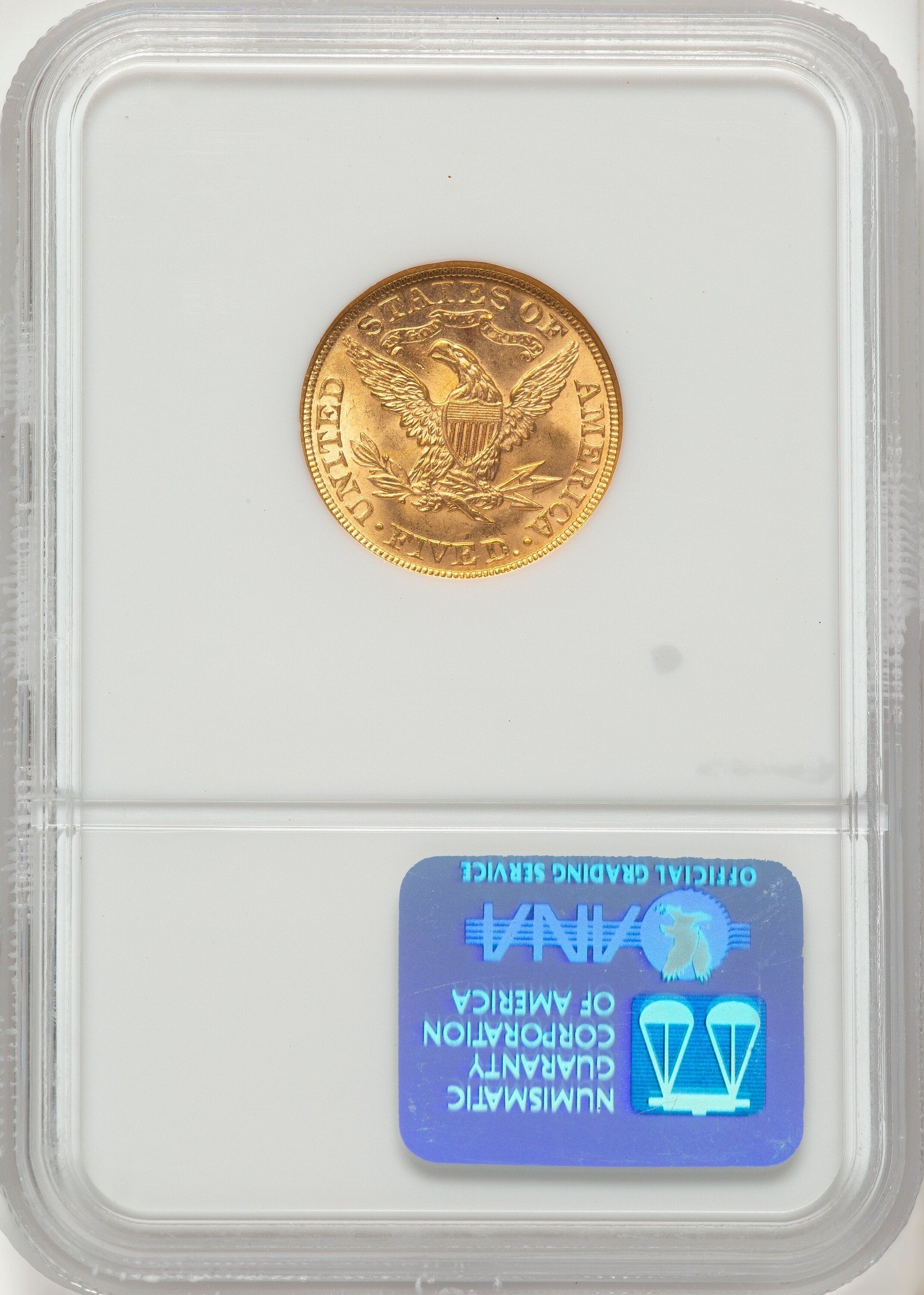 1895 $5 CAC Liberty Half Eagle NGC MS65