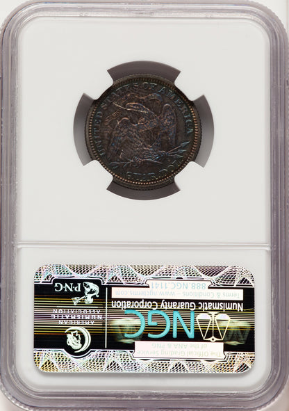 1869 25C Proof Seated Quarter NGC PR66