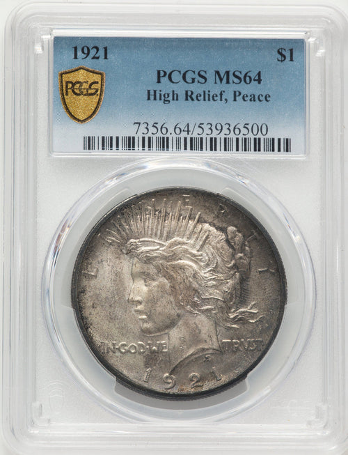 1921 Peace Peace Dollar PCGS MS64